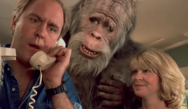 Bild från filmen "Bigfoot och Hendersons"