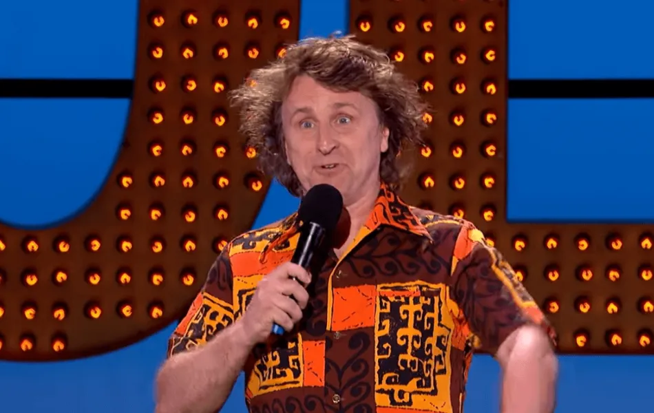 Foto av komikern Milton Jones