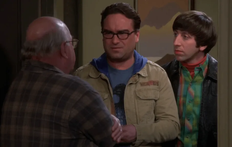 Bild från serien "The big bang theory"