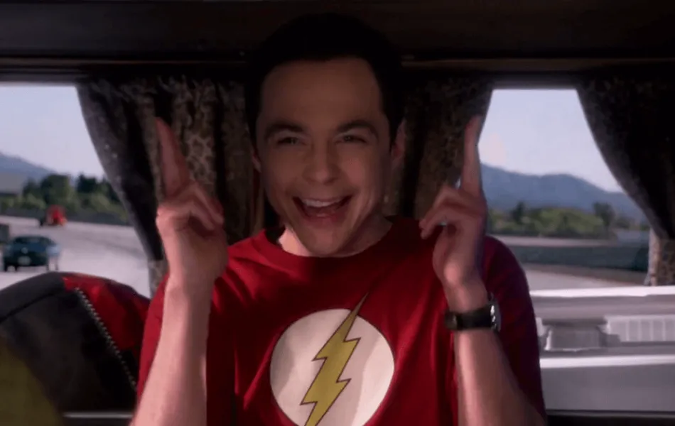 Bild från serien "The big bang theory"