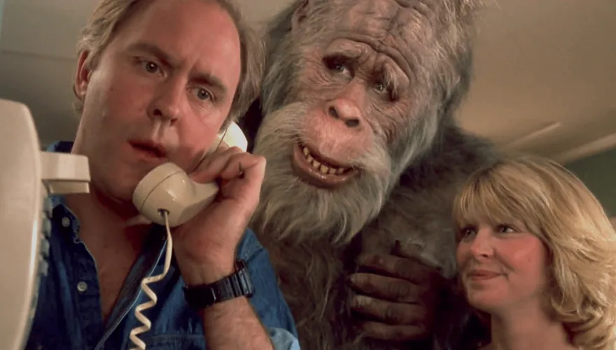 Bild från filmen "Bigfoot och Hendersons"
