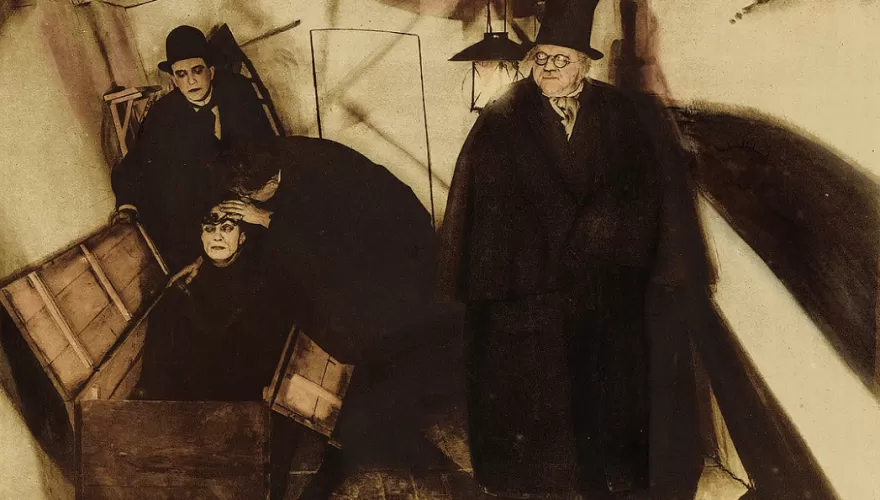 Bild från filmen Doktor Caligari