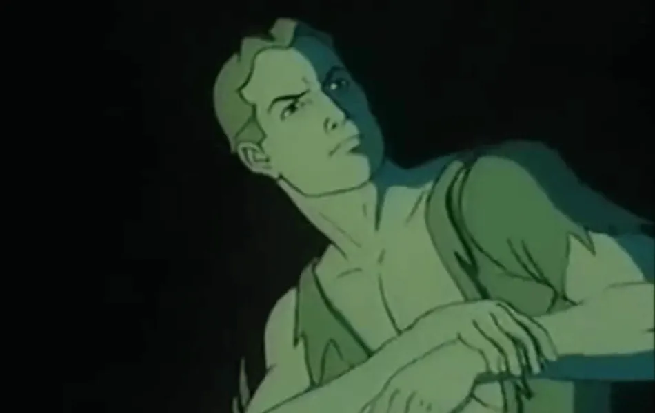 Bild från TV-filmen "Flash Gordon: The greatest adventure of all time"