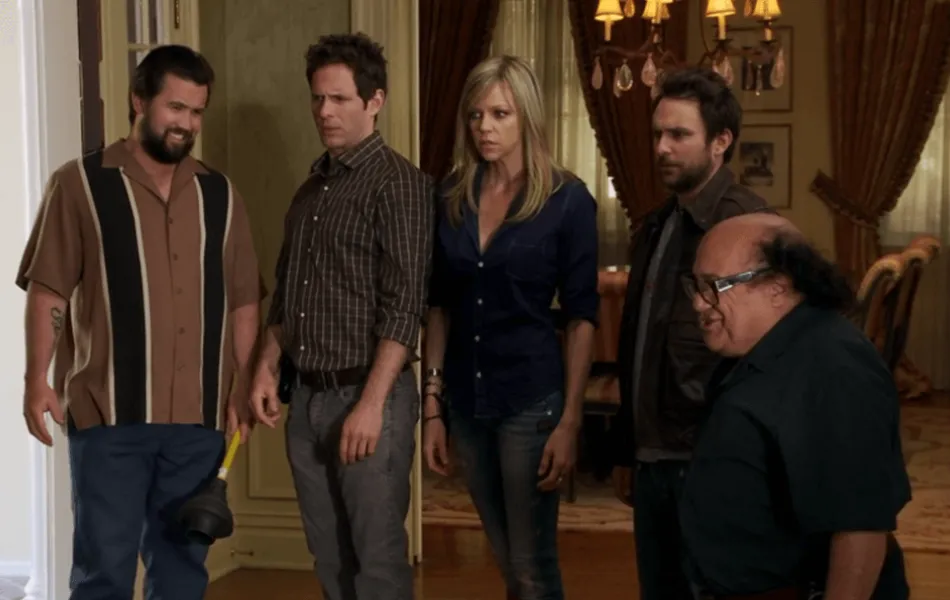 Bild från tv-serien "It's always sunny in Philadelphia"