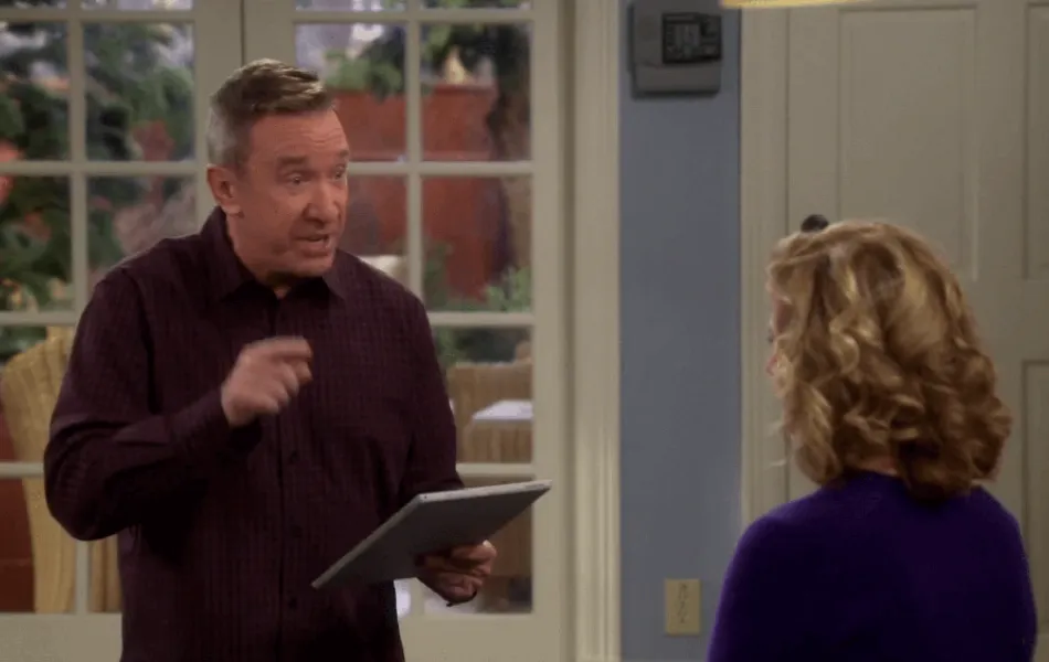 Bild från tv-serien "Last man standing"
