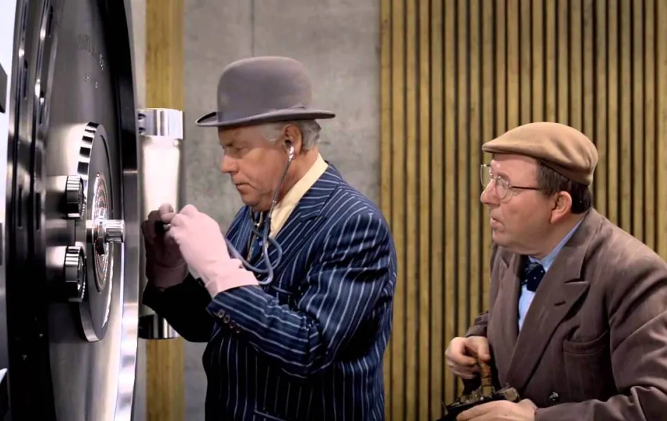 Bild från filmen Olsenbanden och guldstatyetten