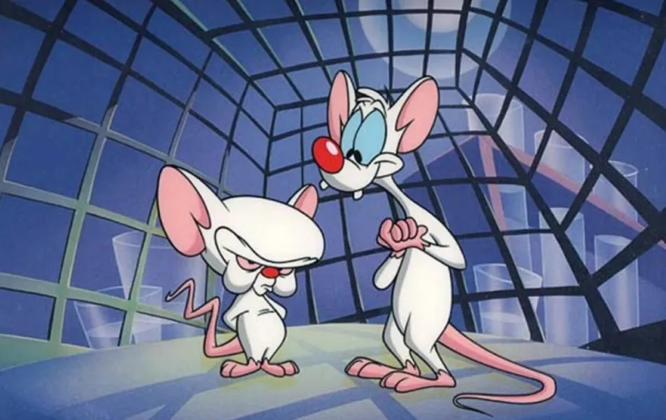 Bild från tv-serien Pinky and the brain