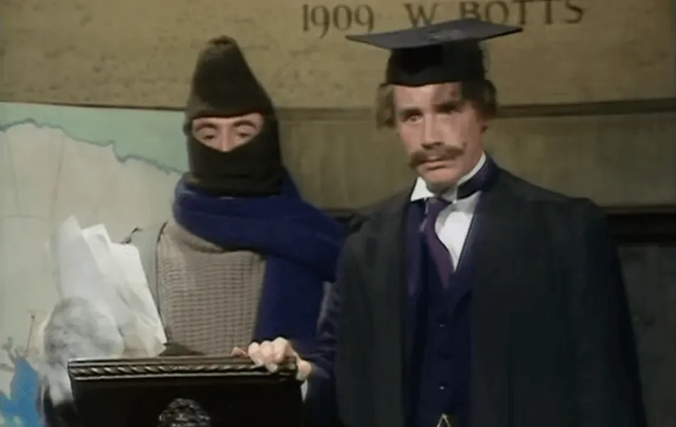 Bild från serien Pytons parodier