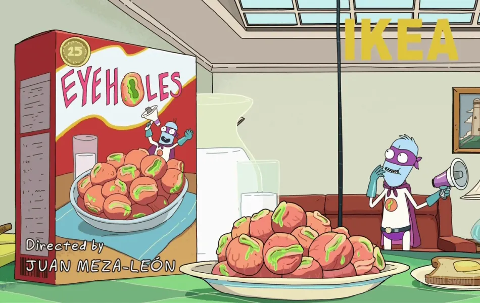 Bild från tv-serien Rick and Morty