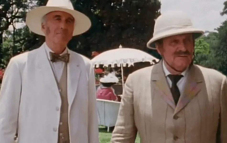 Bild från tv-filmen "Sherlock Holmes - Incident at Victoria Falls"