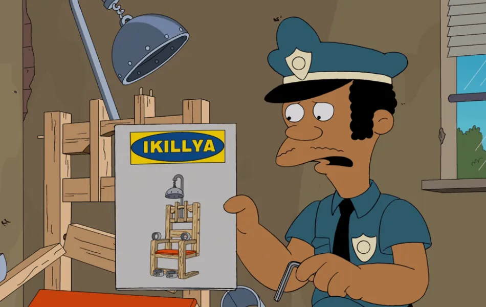 Bild från tv-serien "Simpsons"