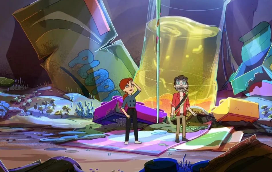 Bild från tv-serien Solar opposites