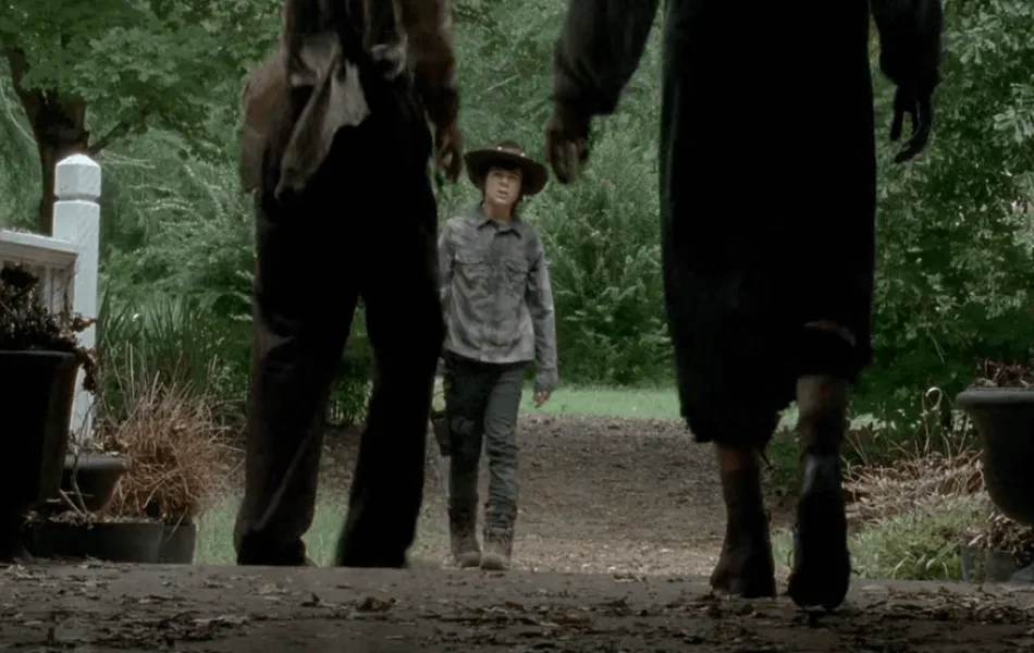 Bild från tv-serien "The walking dead"