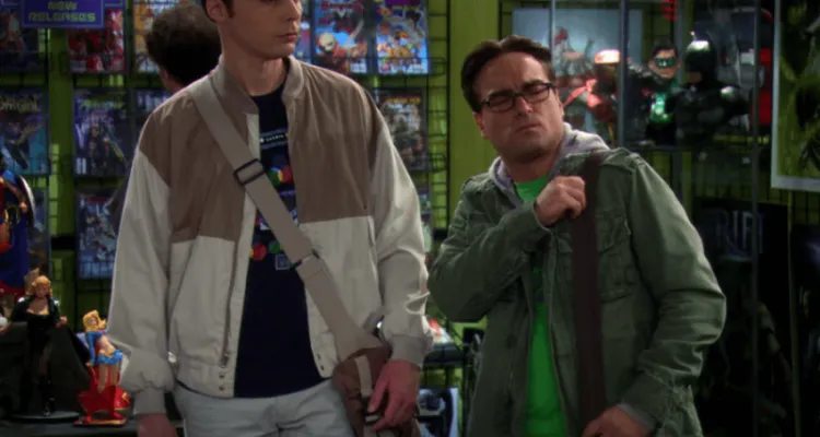 Bild från serien "The big bang theory"