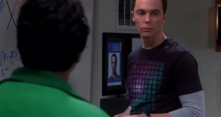 Bild från serien "The big bang theory"