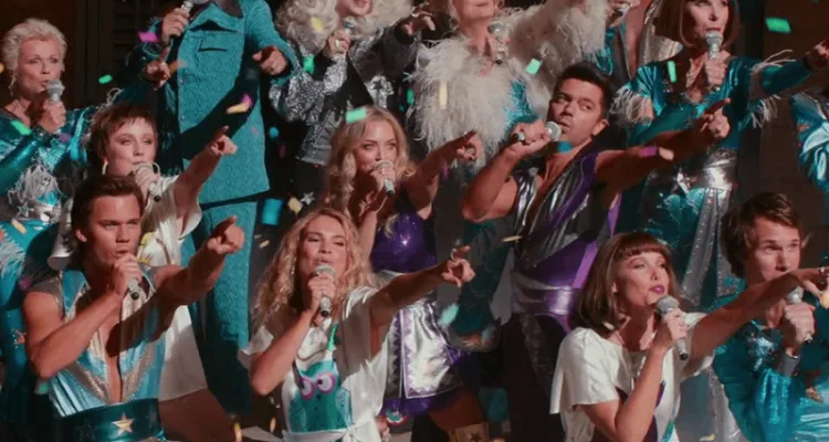 Bild från filmen Mamma mia - here we go again