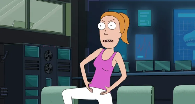 Bild från tv-serien "Rick and Morty"