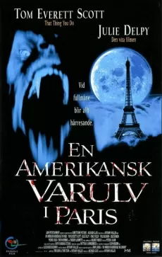 Affisch för filmen En amerikansk varulv i Paris