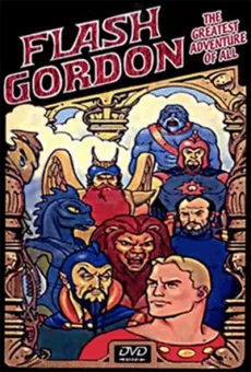 Affisch för TV-filmen "Flash Gordon: The greatest adventure of all time"