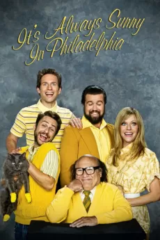 Affisch för tv-serien "It's always sunny in Philadelphia"