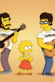 Affisch för tv-serien Simpsons