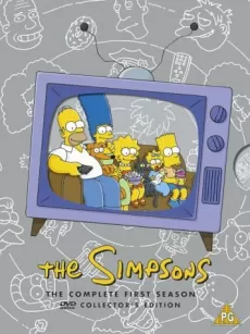 Affisch för tv-serien Simpsons
