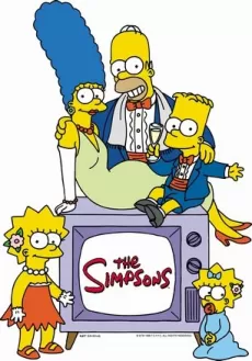 Affisch för tv-serien Simpsons