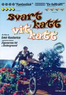 Affisch för filmen Svart katt, vit katt