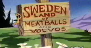 Bild från avsnittet "Meatballs or consequences" på tv-serien "Animaniacs"