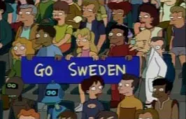 Bild från avsnittet "Bend her" på tv-serien "Futurama"