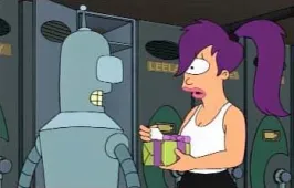 Bild från avsnittet "The sting" på tv-serien "Futurama"