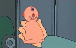Bild från avsnittet "The sting" på tv-serien "Futurama"
