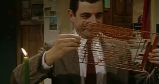 Bild från avsnittet "Merry christmas, Mr Bean" på tv-serien "Mr. Bean"