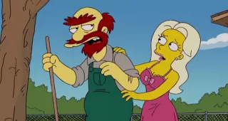 Bild från avsnittet "The good, the sad and the drugly" på tv-serien "Simpsons"