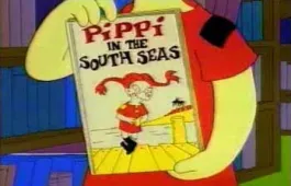 Bild från avsnittet "Summer of 4 ft. 2" på tv-serien "Simpsons"