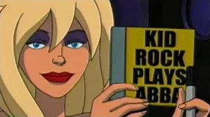 Bild från avsnittet "You only lick twice" på tv-serien "Stripperella"