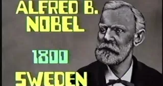 Bild från avsnittet "Nobel peace surprise" på tv-serien "Tidspatrullen"